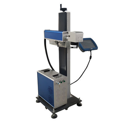 30W 50W Flying Laser Marking Machine Practical With Air Cooling