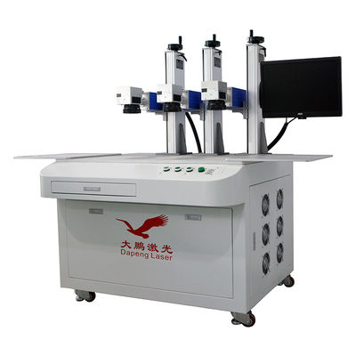 Three Head 20W Fiber Laser Engraver , Multipurpose Laser Marking Equipment